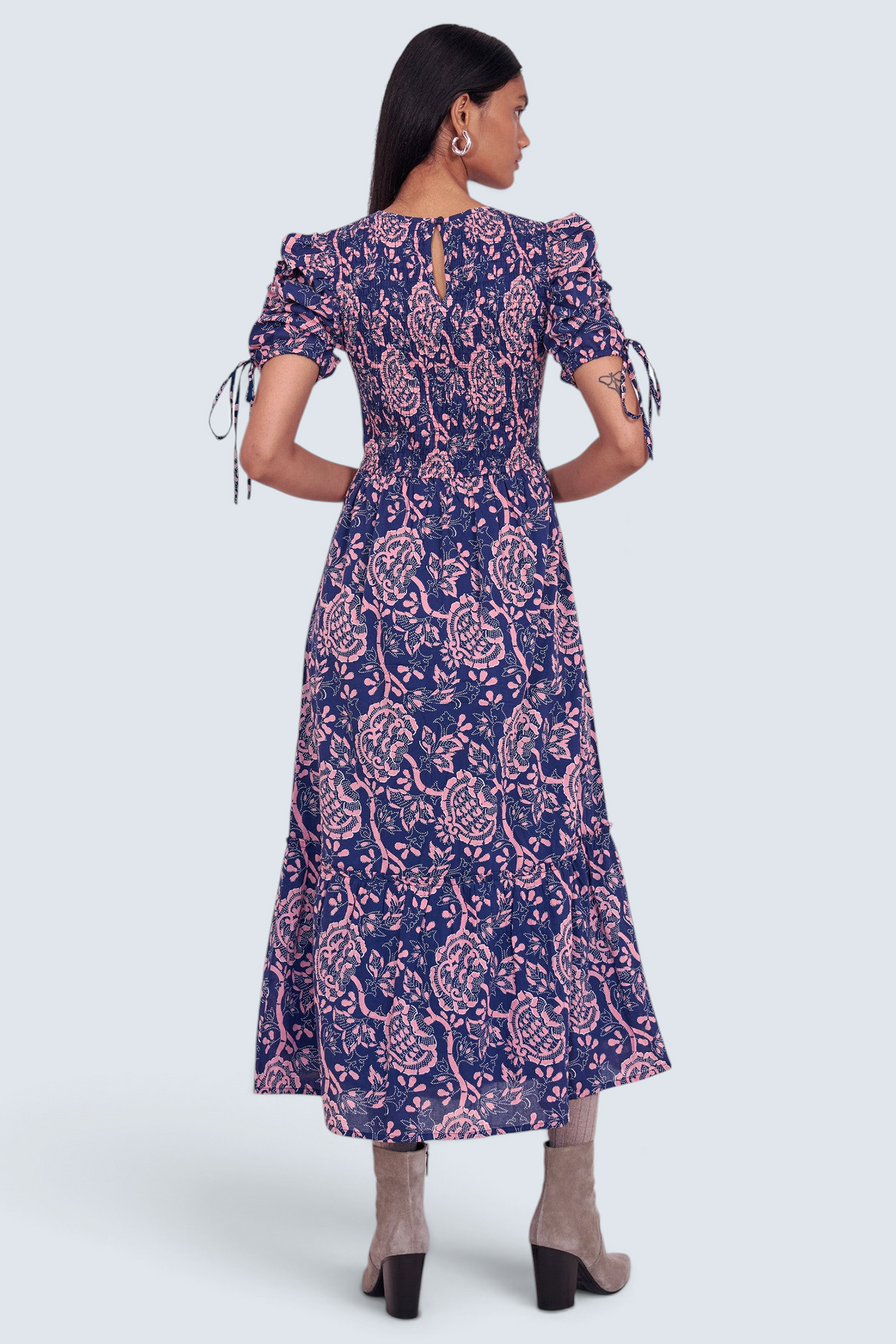 Queenie Dress Coromandel Indigo