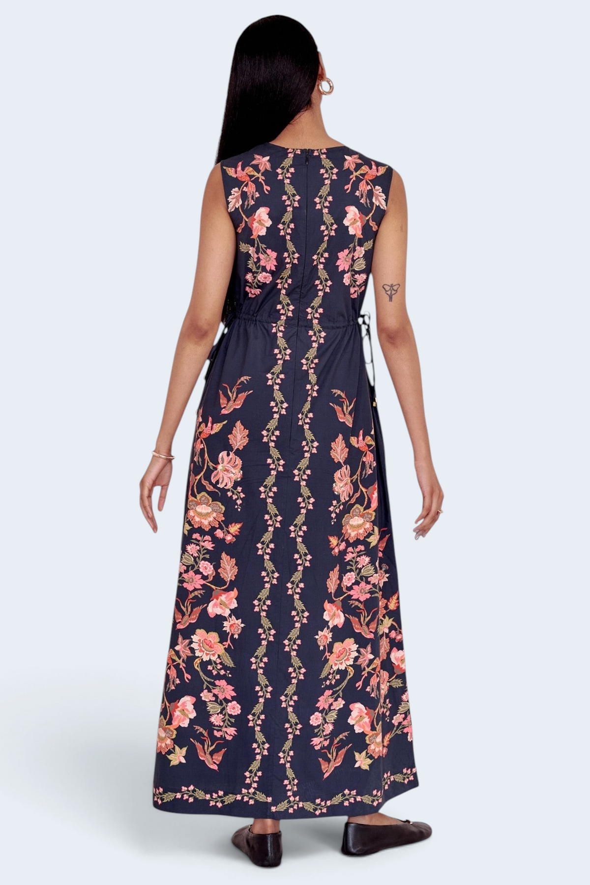 Rhonda Dress Chintz Jet