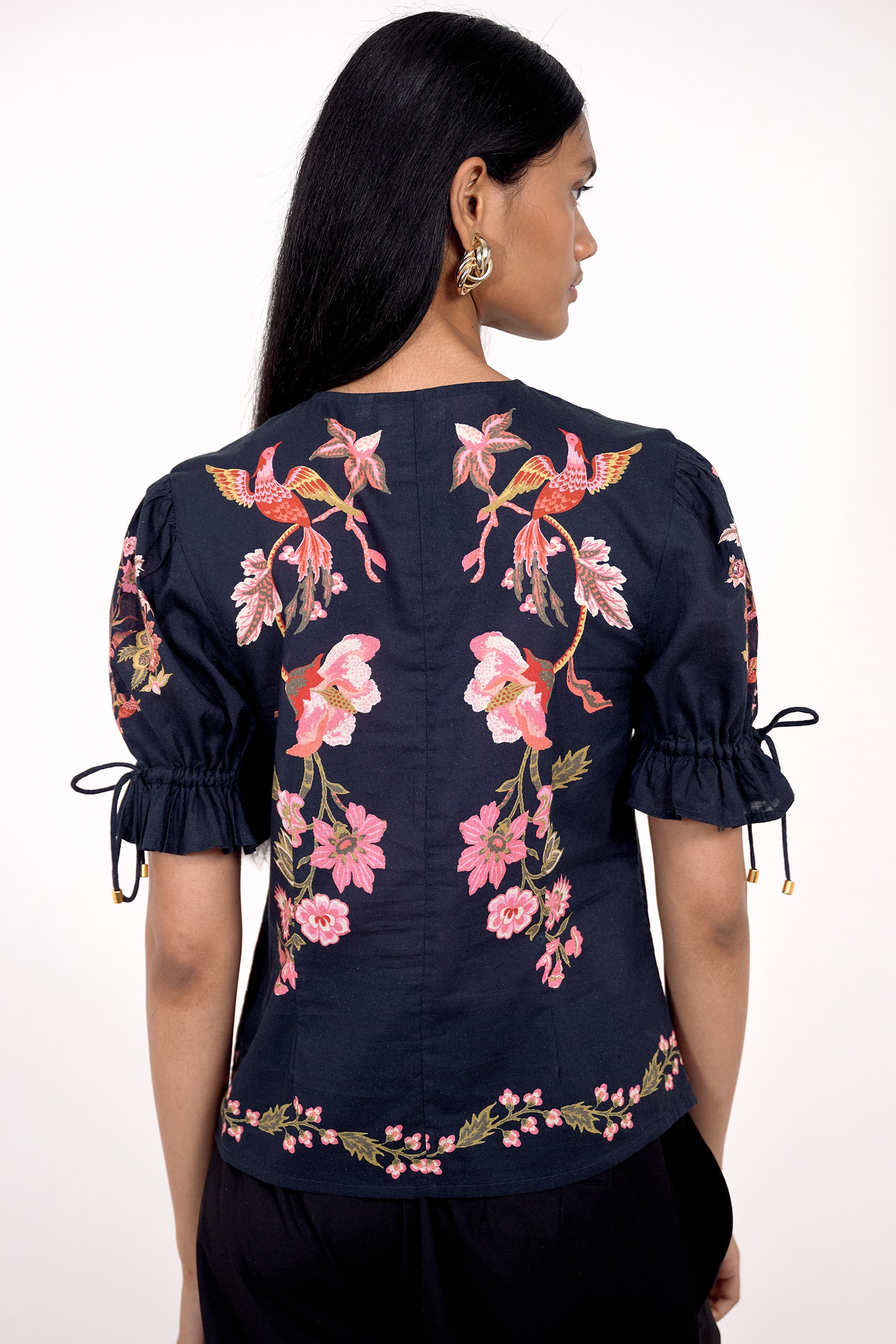 Ricki Top Chintz Jet