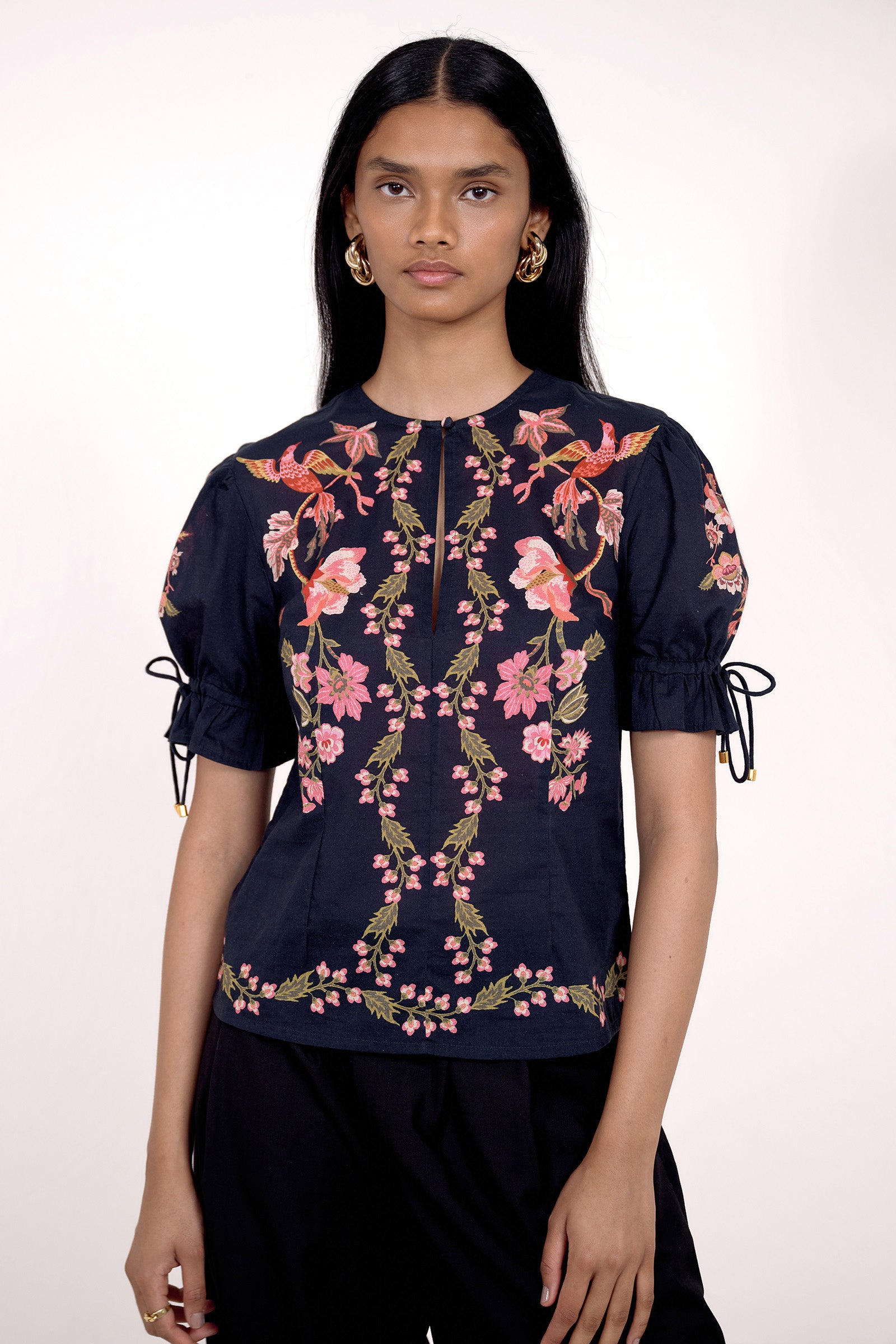 Ricki Top Chintz Jet