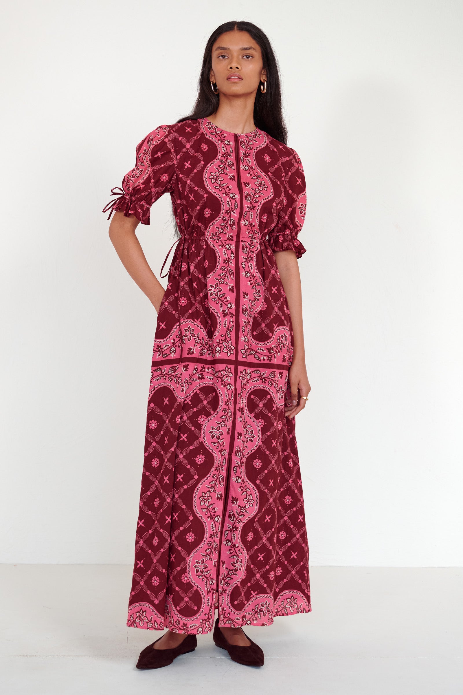 Ruby Dress Bandana Pomegranate