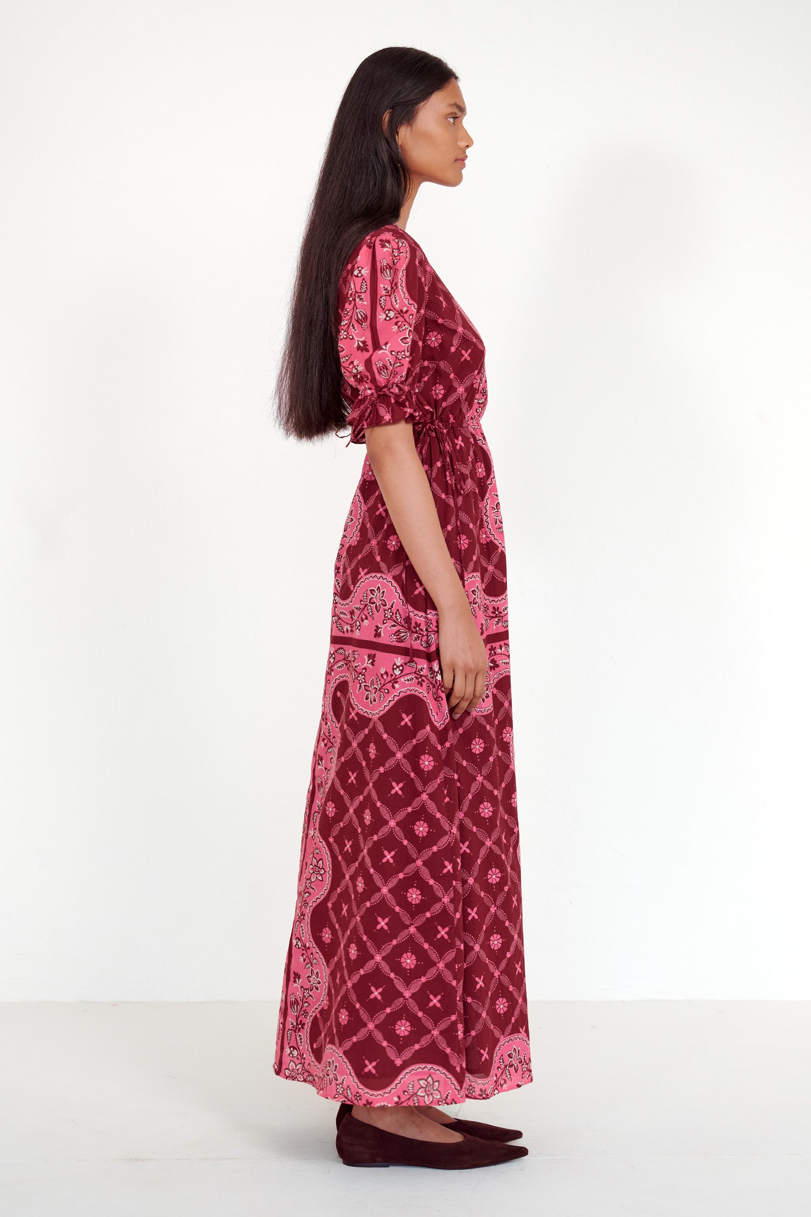 Ruby Dress Bandana Pomegranate