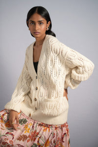 Sarah Lace Boyfriend Cardigan