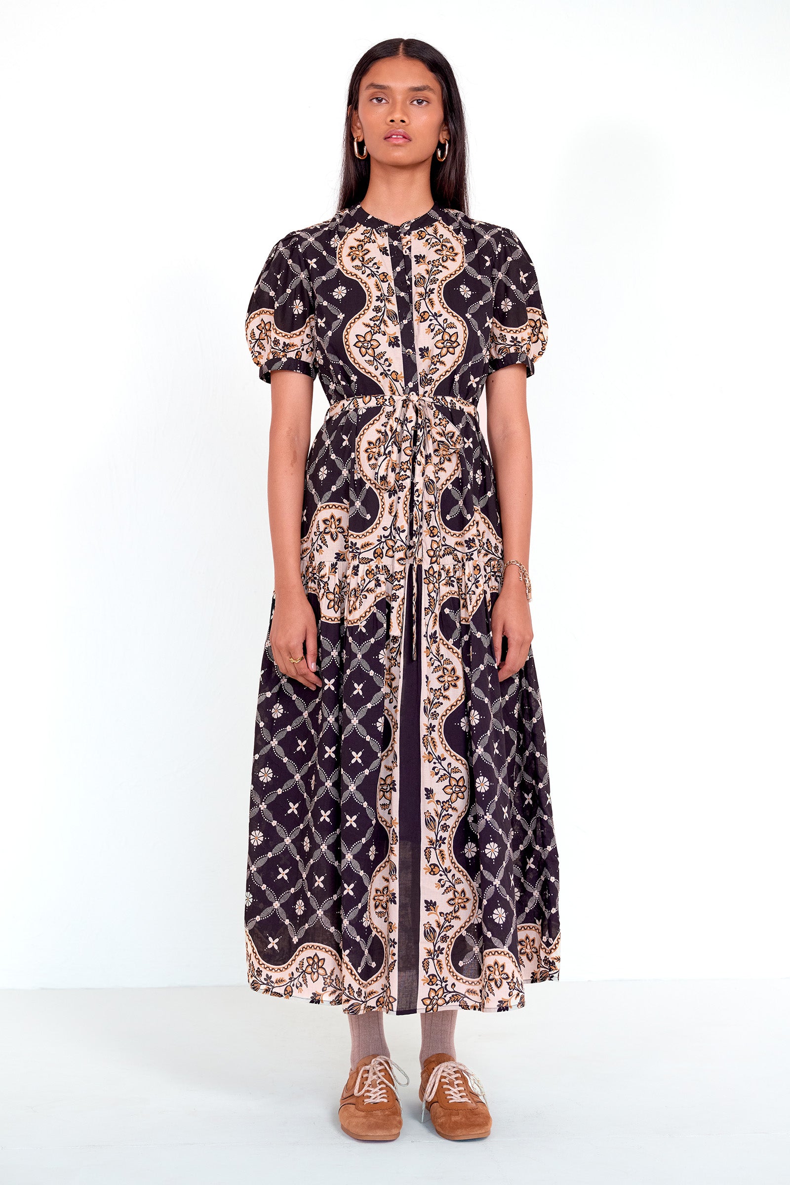 Saylor Dress Bandana Black Beauty