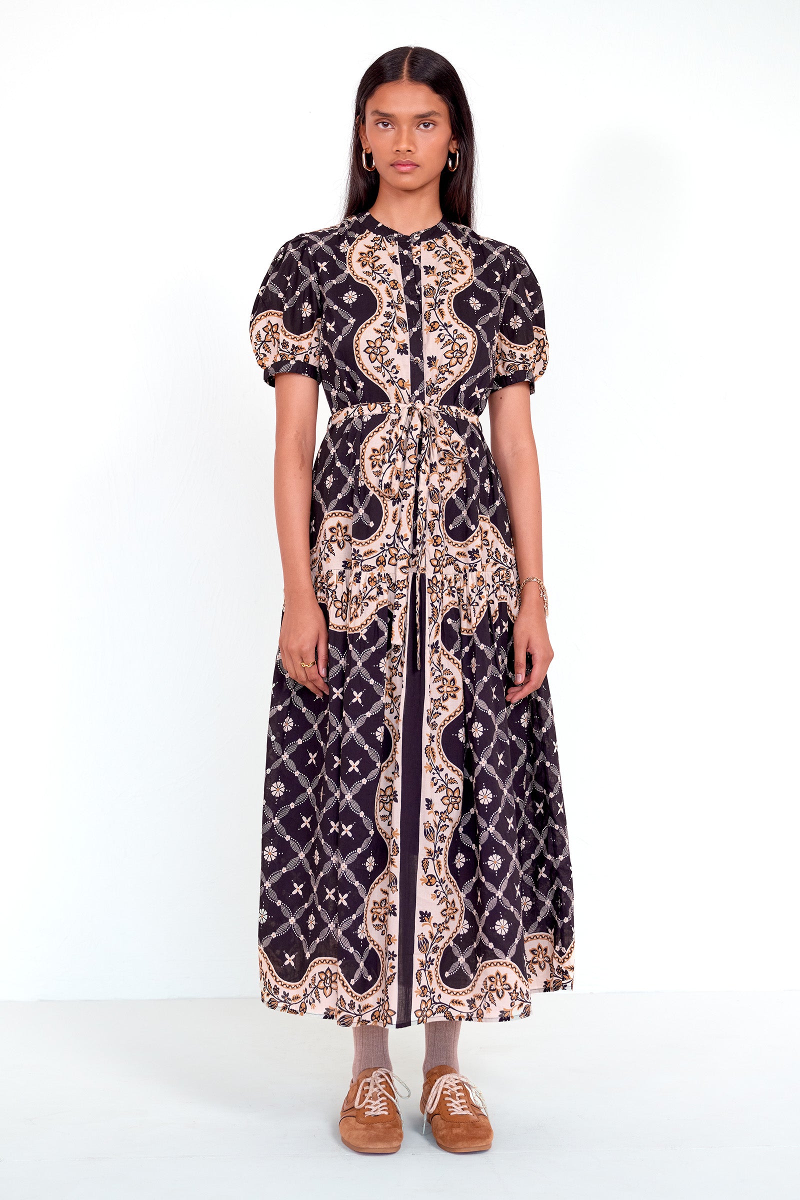 Saylor Dress Bandana Black Beauty