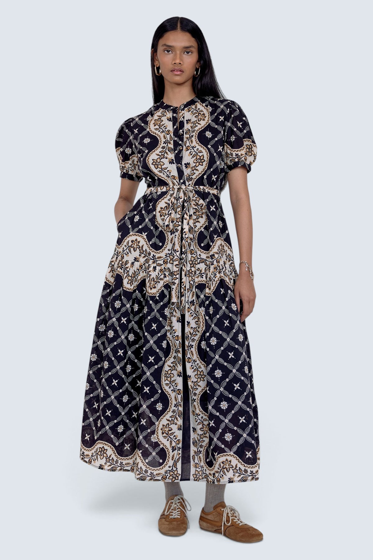 Saylor Dress Bandana Black Beauty