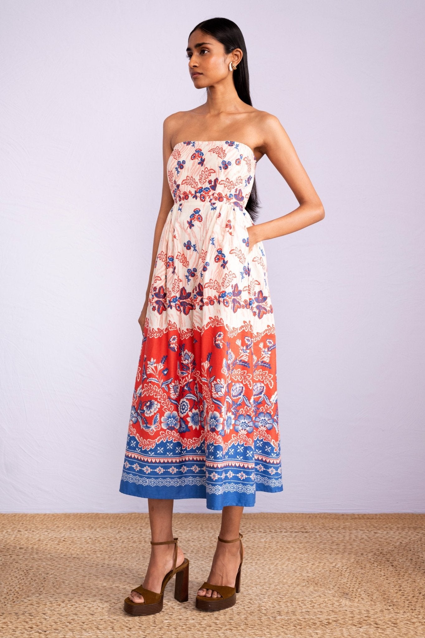 Simona Dress Wanderlust Paprika