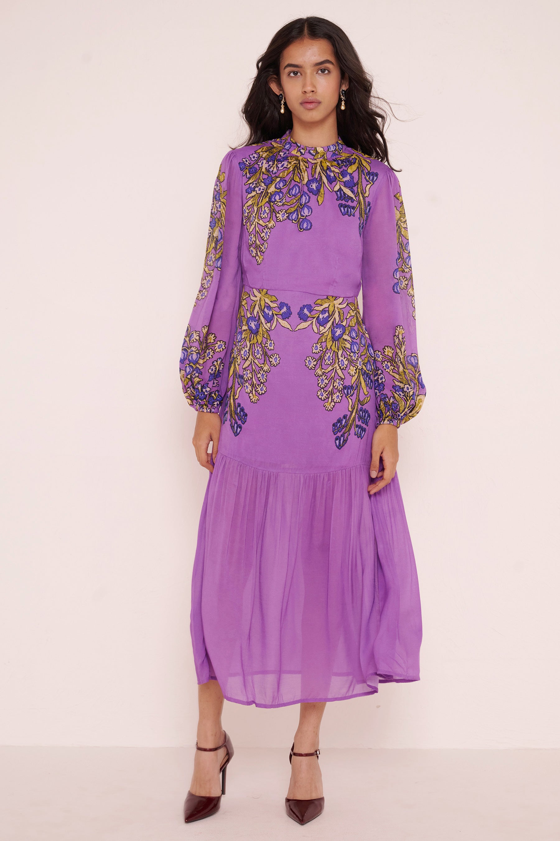 Sumina Dress Unicorn Tapestry Violet