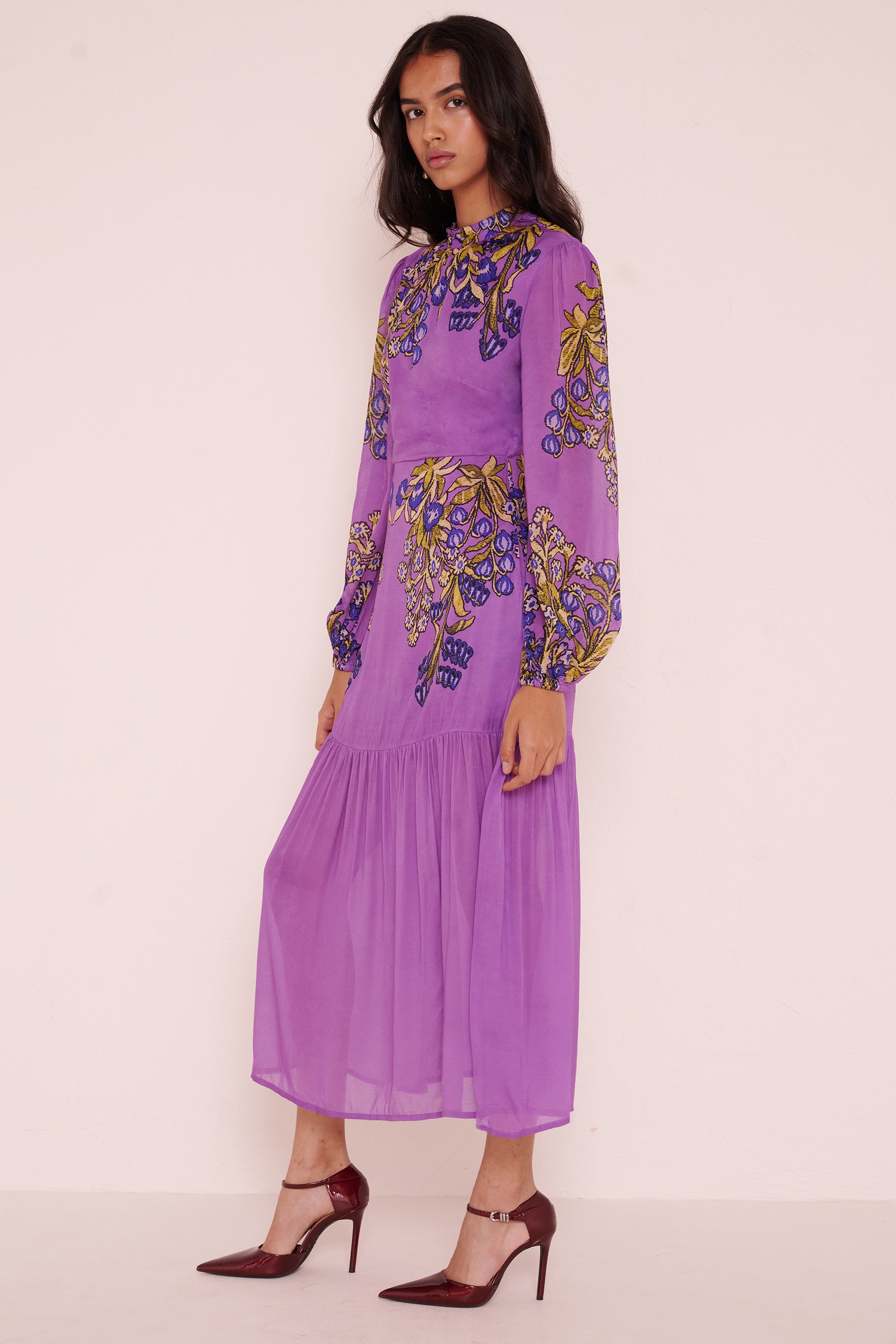 Sumina Dress Unicorn Tapestry Violet