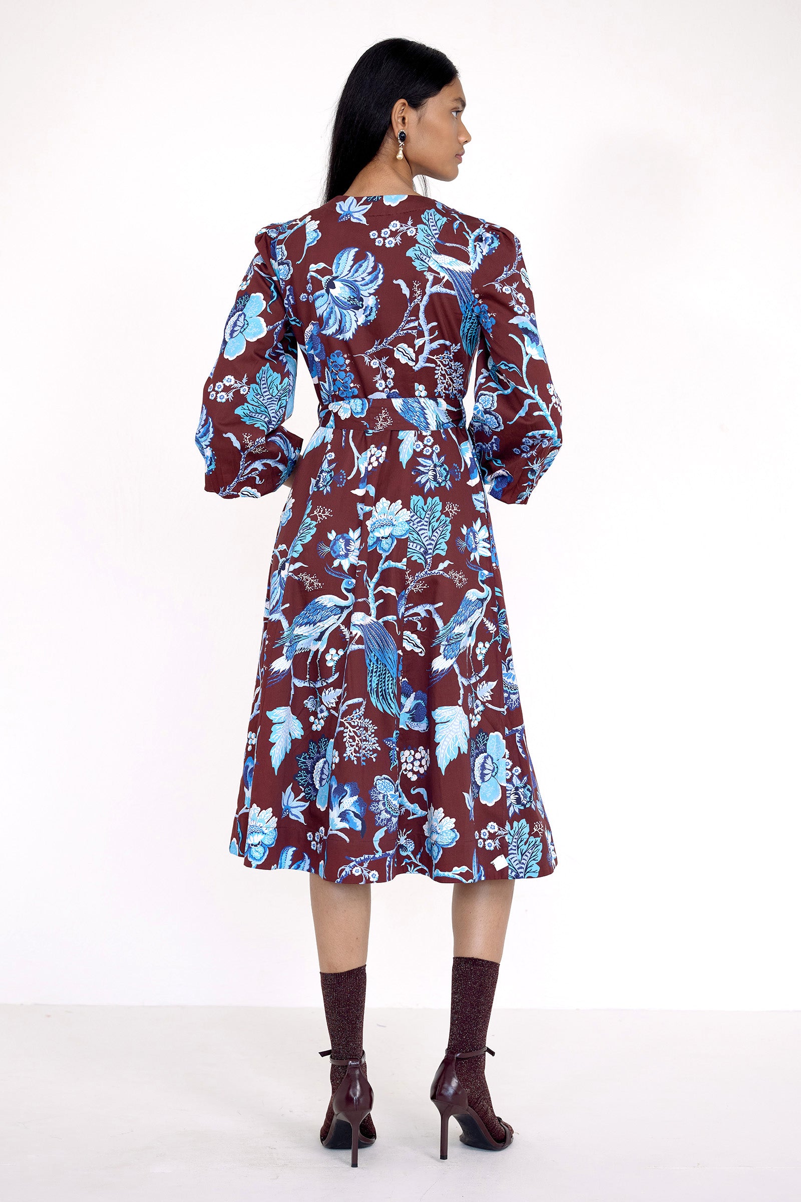 Zora Dress Chintz Cordovan