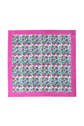 A pack of 4 Full Bloom Napkins, Cotton Canvas